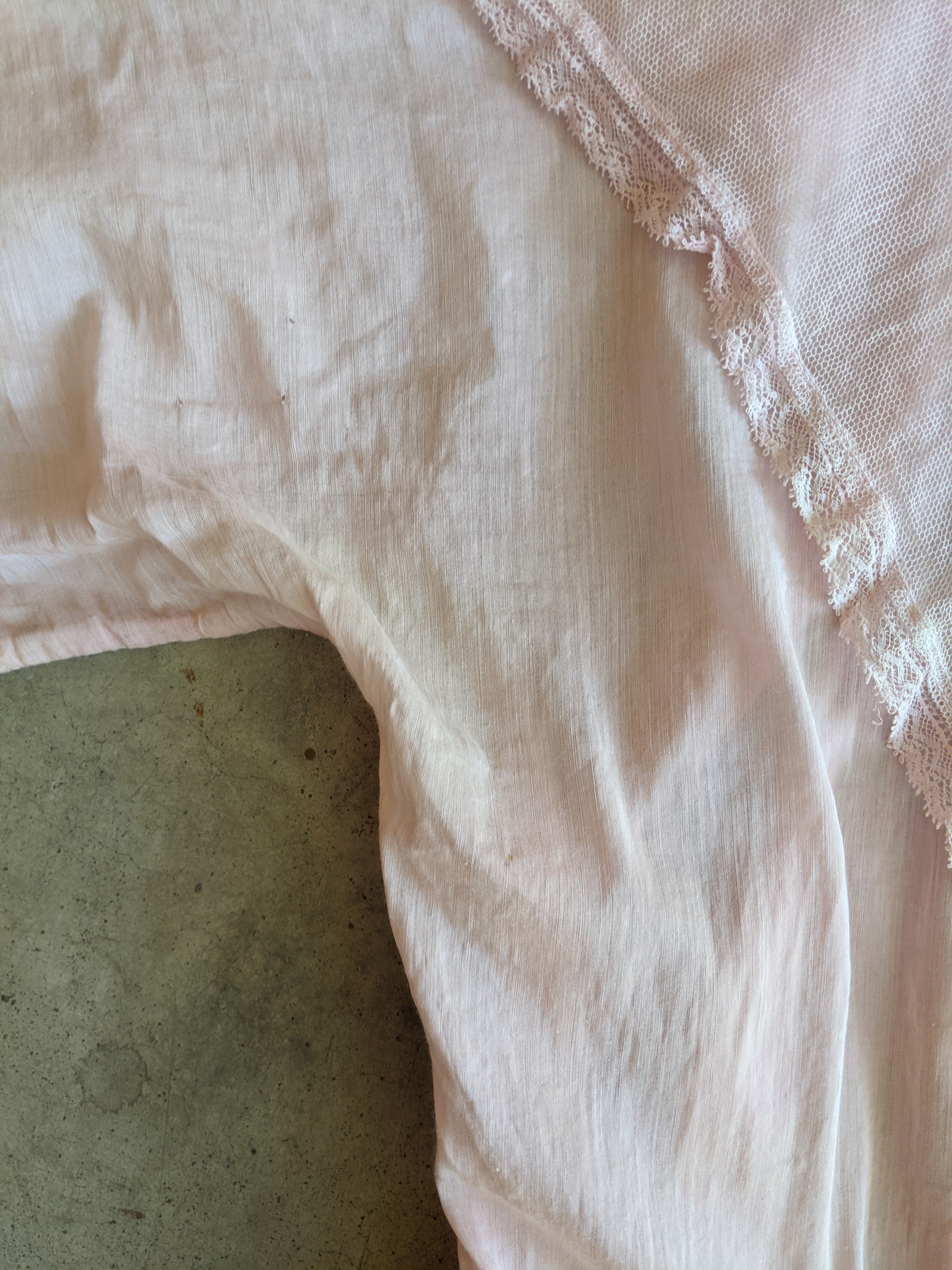 1910s Pink Cotton Dress