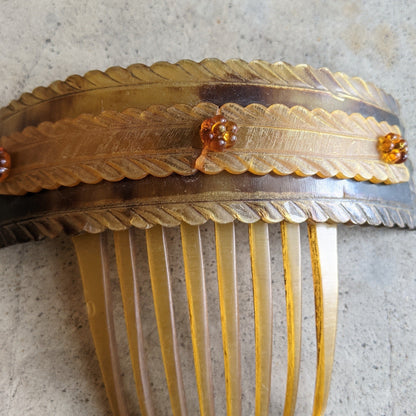 19th C. Hinged Hair Comb