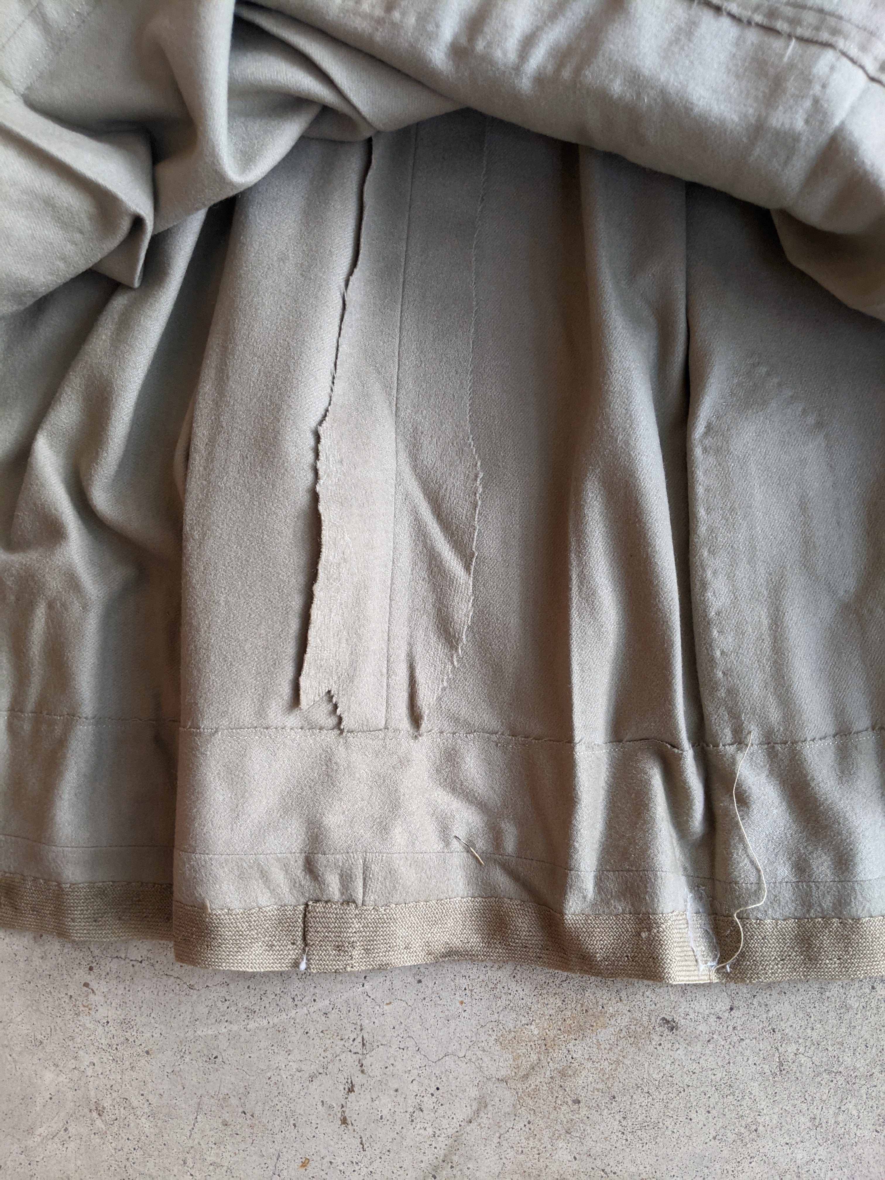 1905-1906 Grey Wool Ensemble | Study + Display
