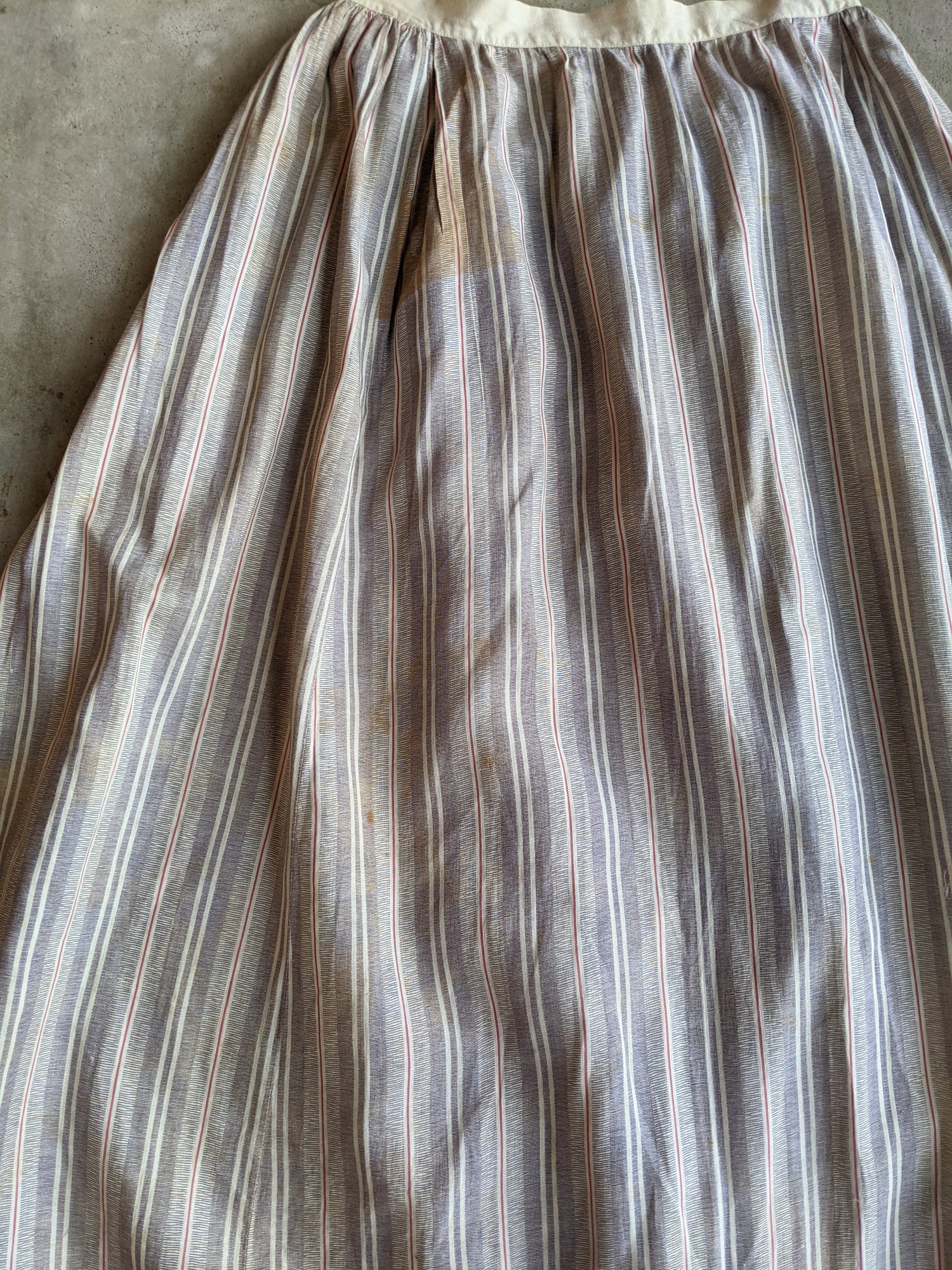 1880s Cotton Dress + Skirt