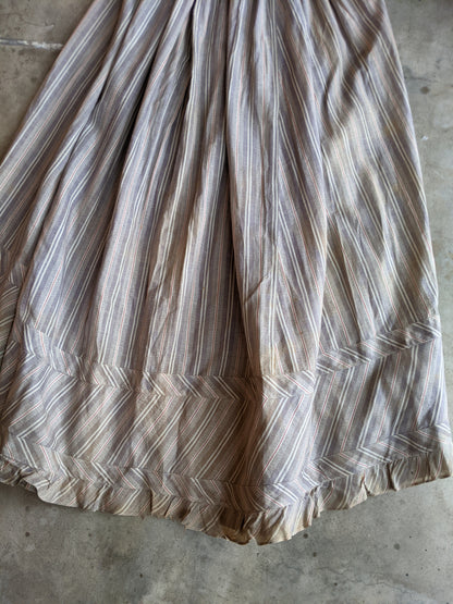 1880s Cotton Dress + Skirt