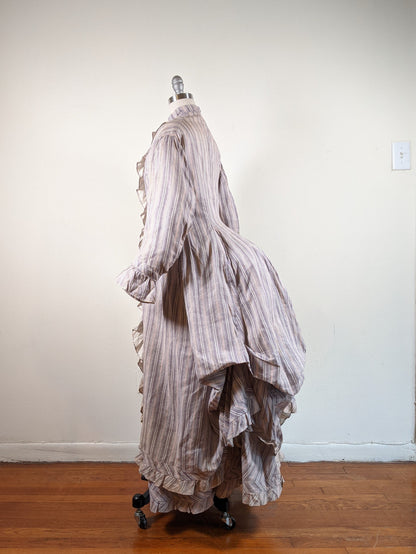 1880s Cotton Dress + Skirt