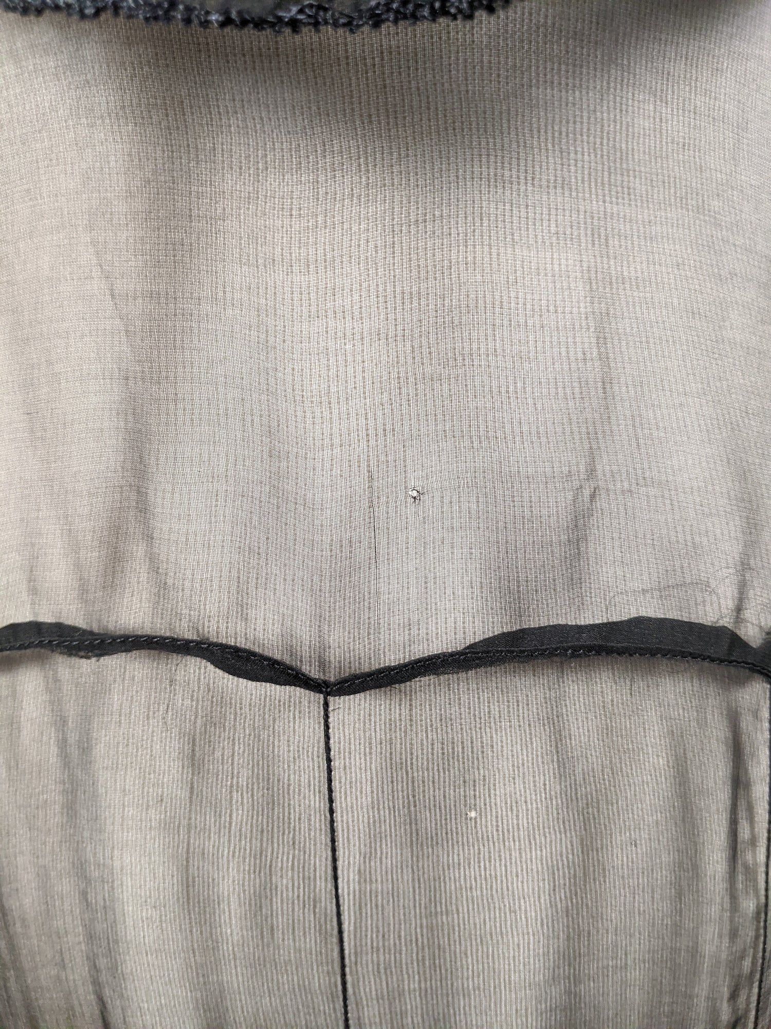 1930s Black Silk + Lace Dress