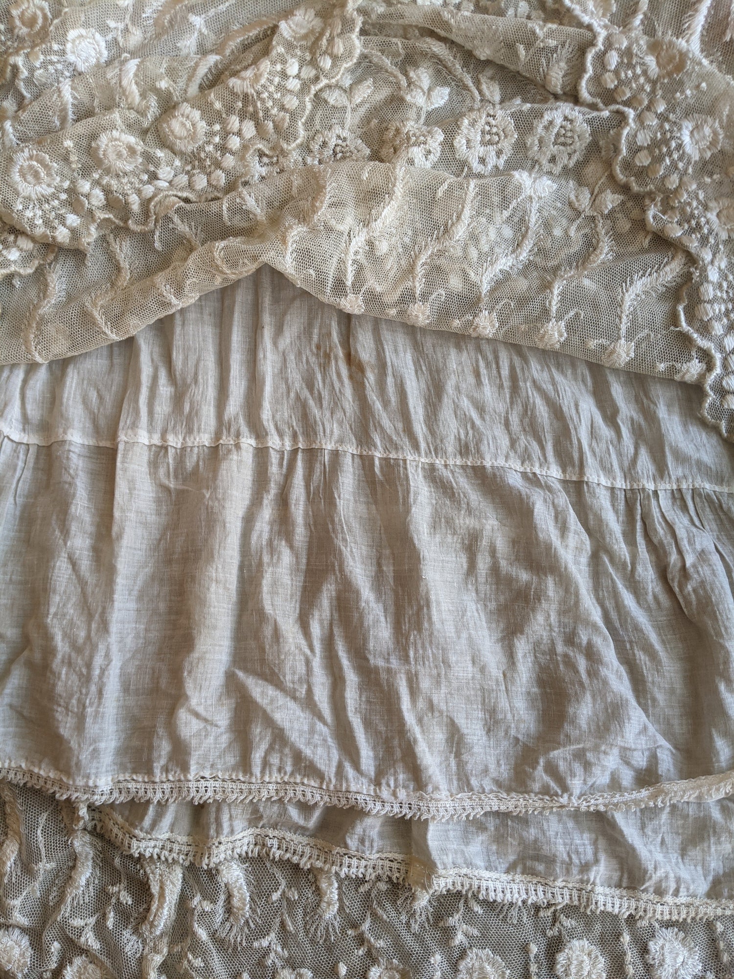 1900s Net Lace Dress