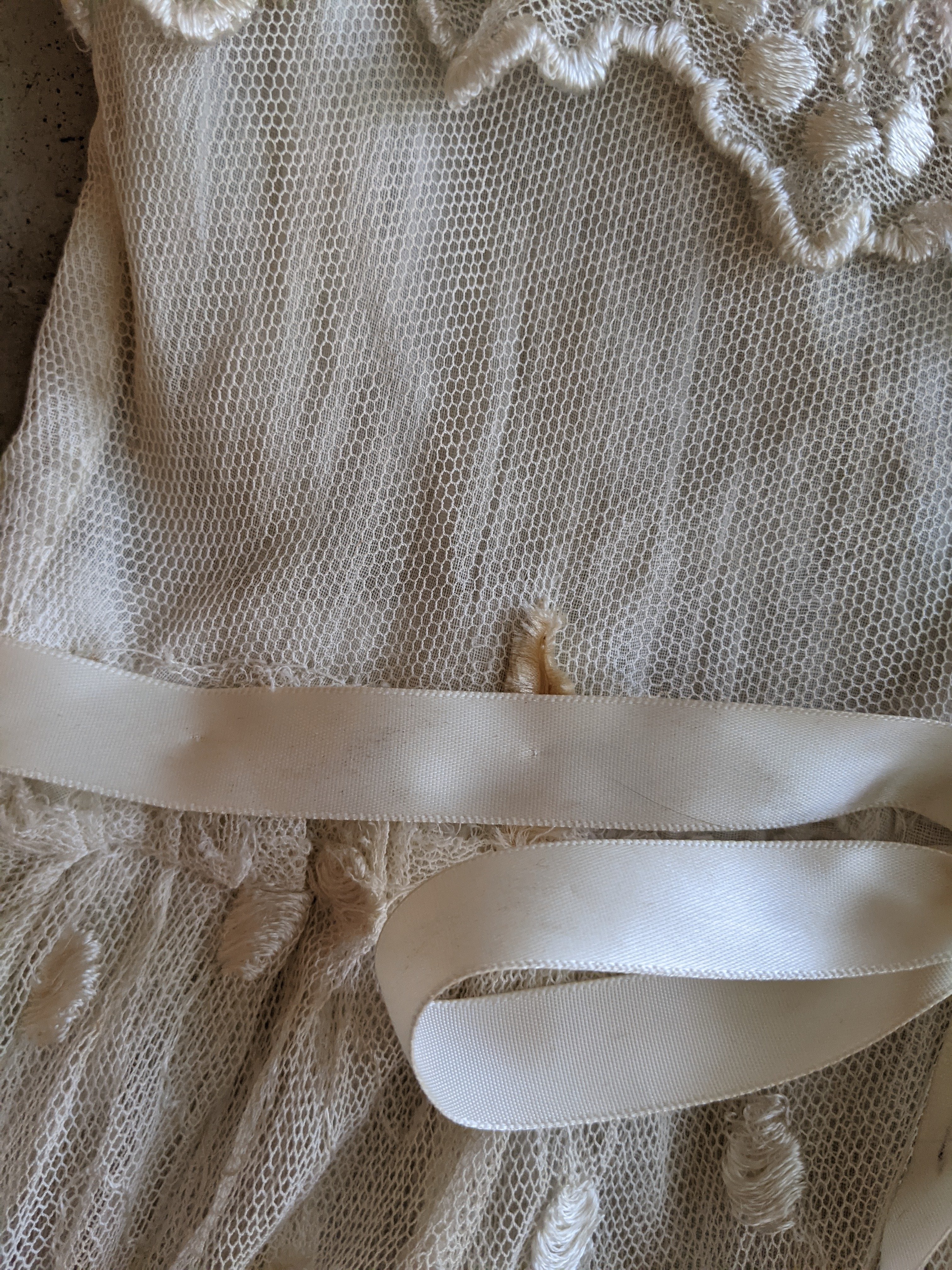 1900s Net Lace Dress