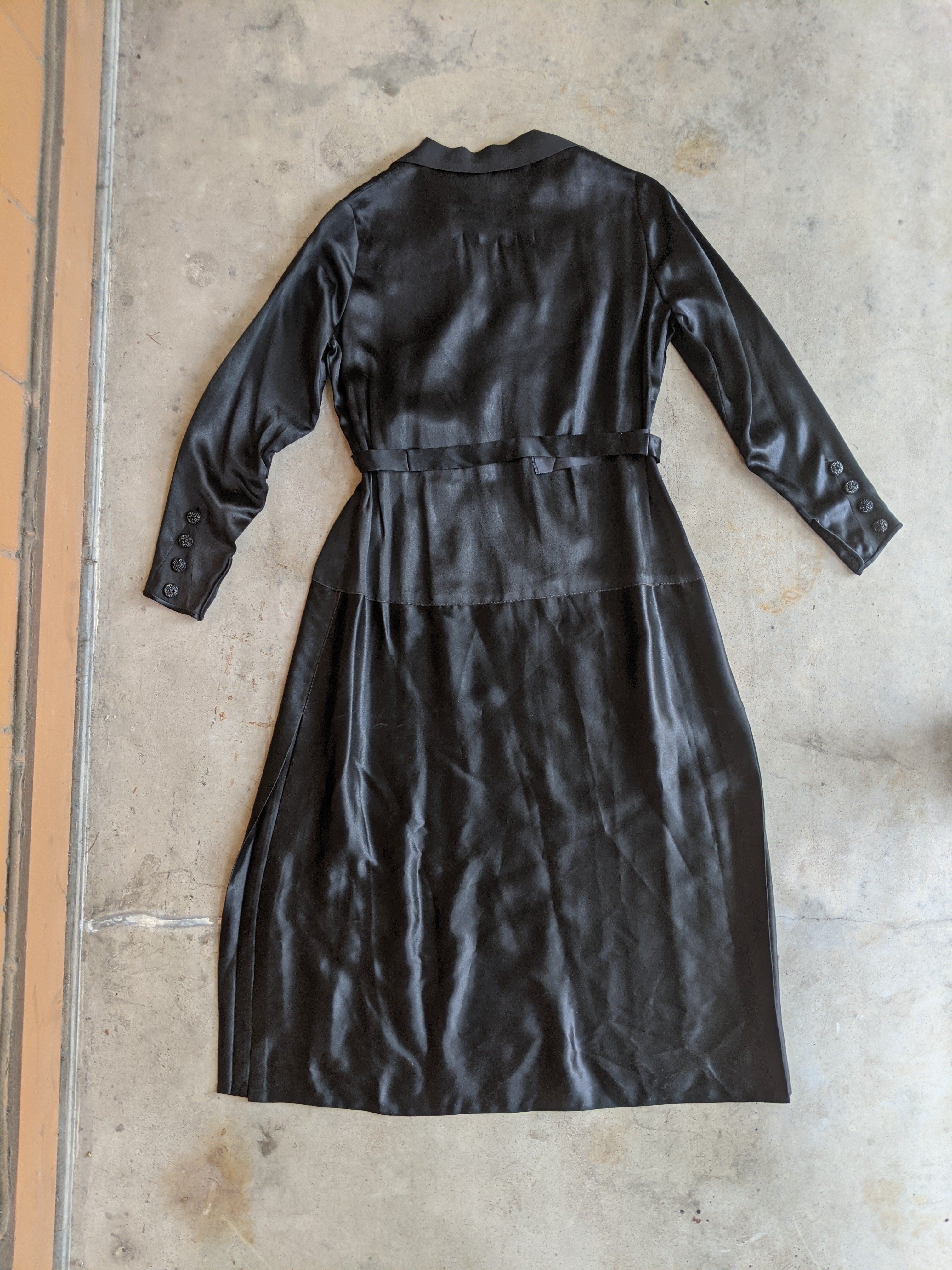Black Silk Dress c. 1920