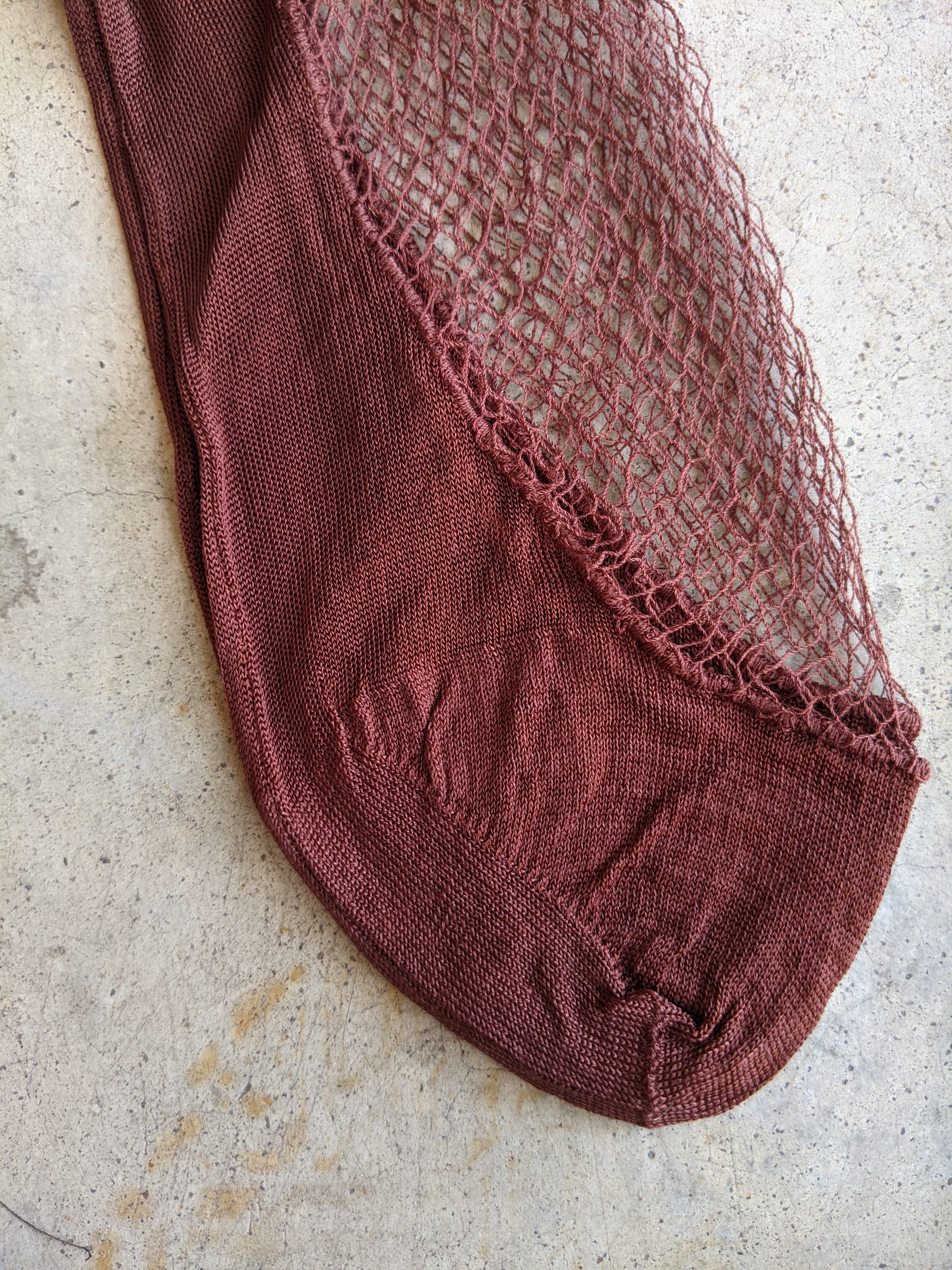 Deadstock 1940s Fishnet Stockings