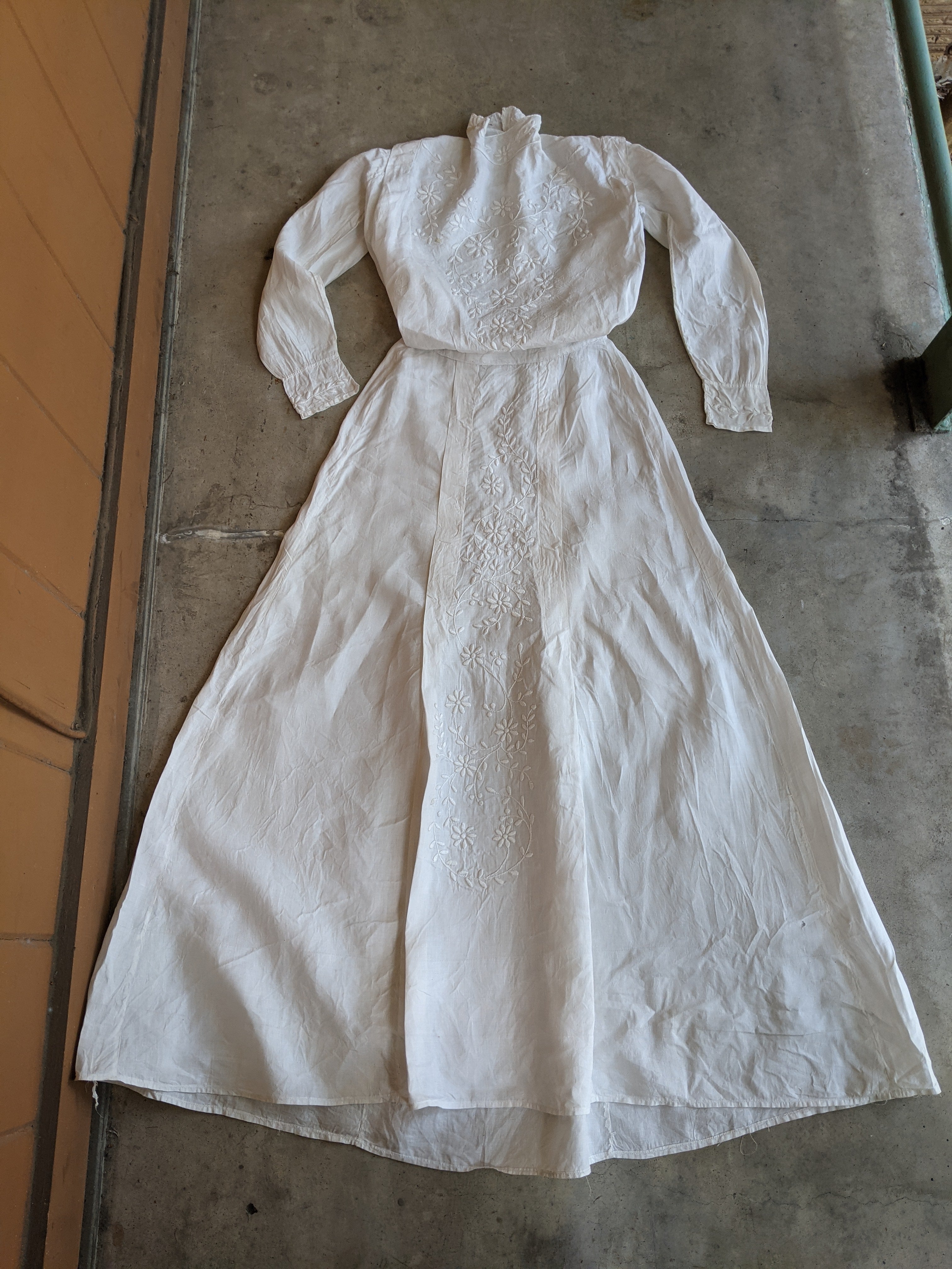 1900s Whitework Embroidery Dress
