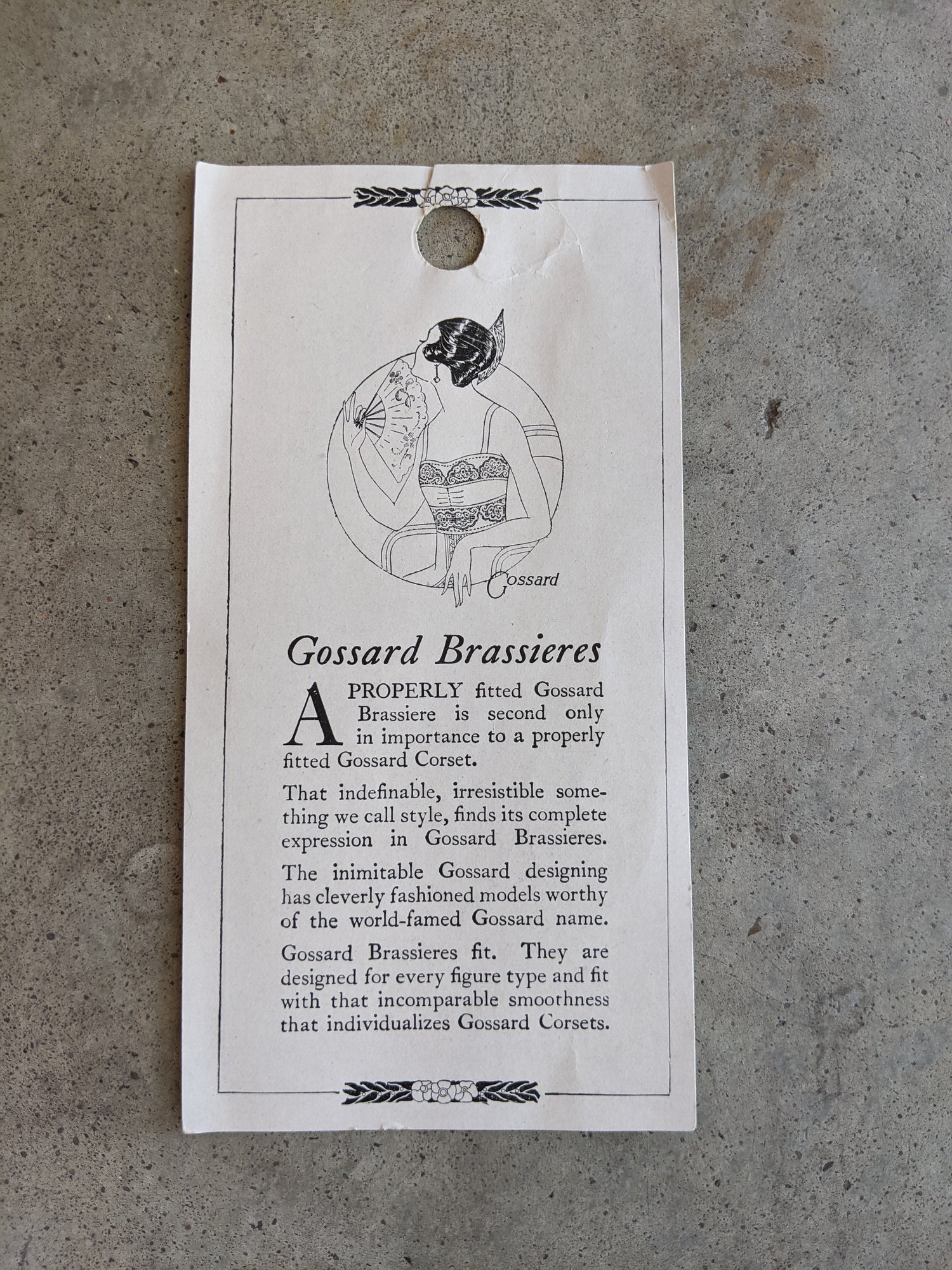 Late 1910s Pink Deadstock Gossard Corset | Sz 21