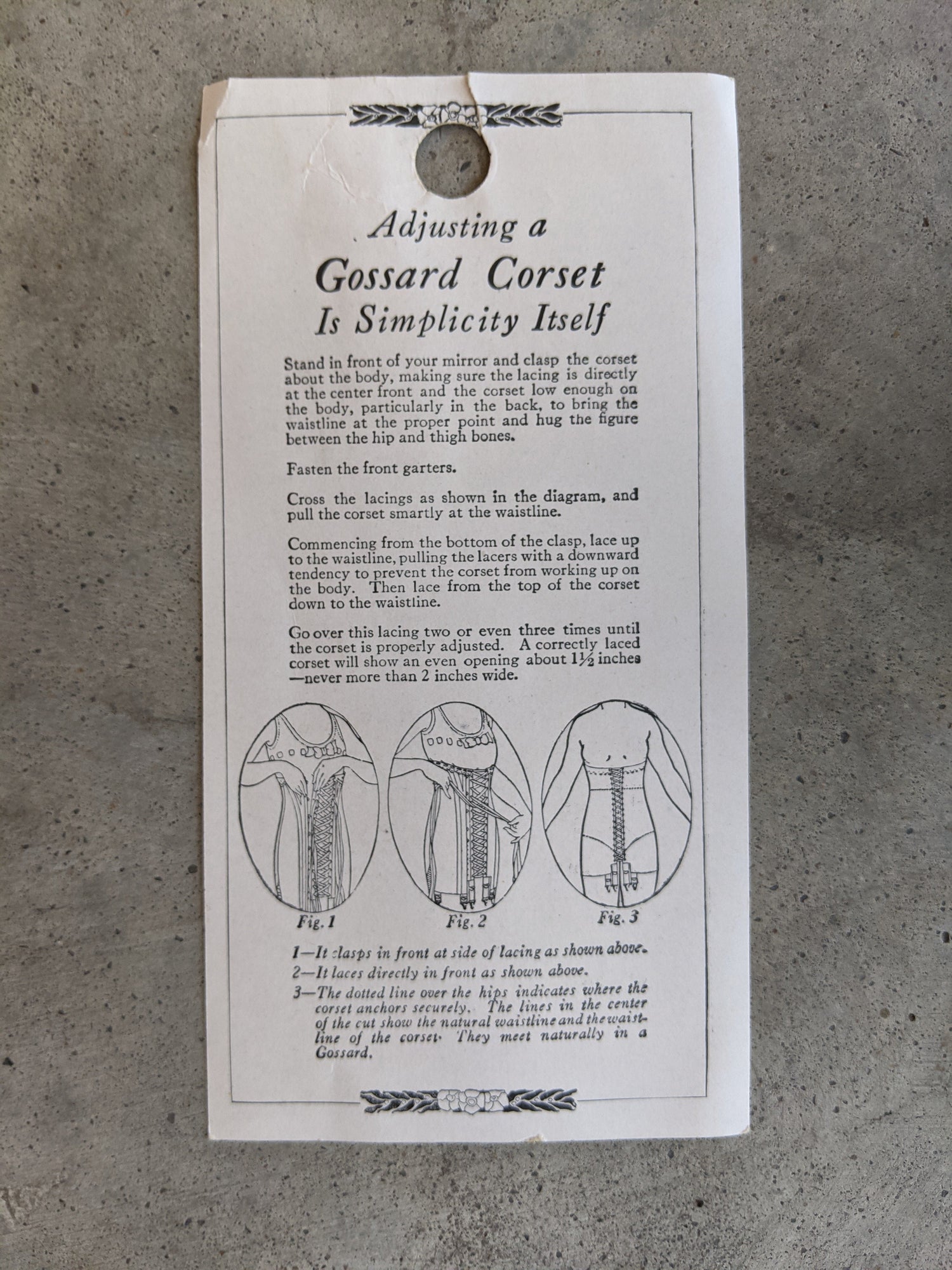 Late 1910s Pink Deadstock Gossard Corset | Sz 21