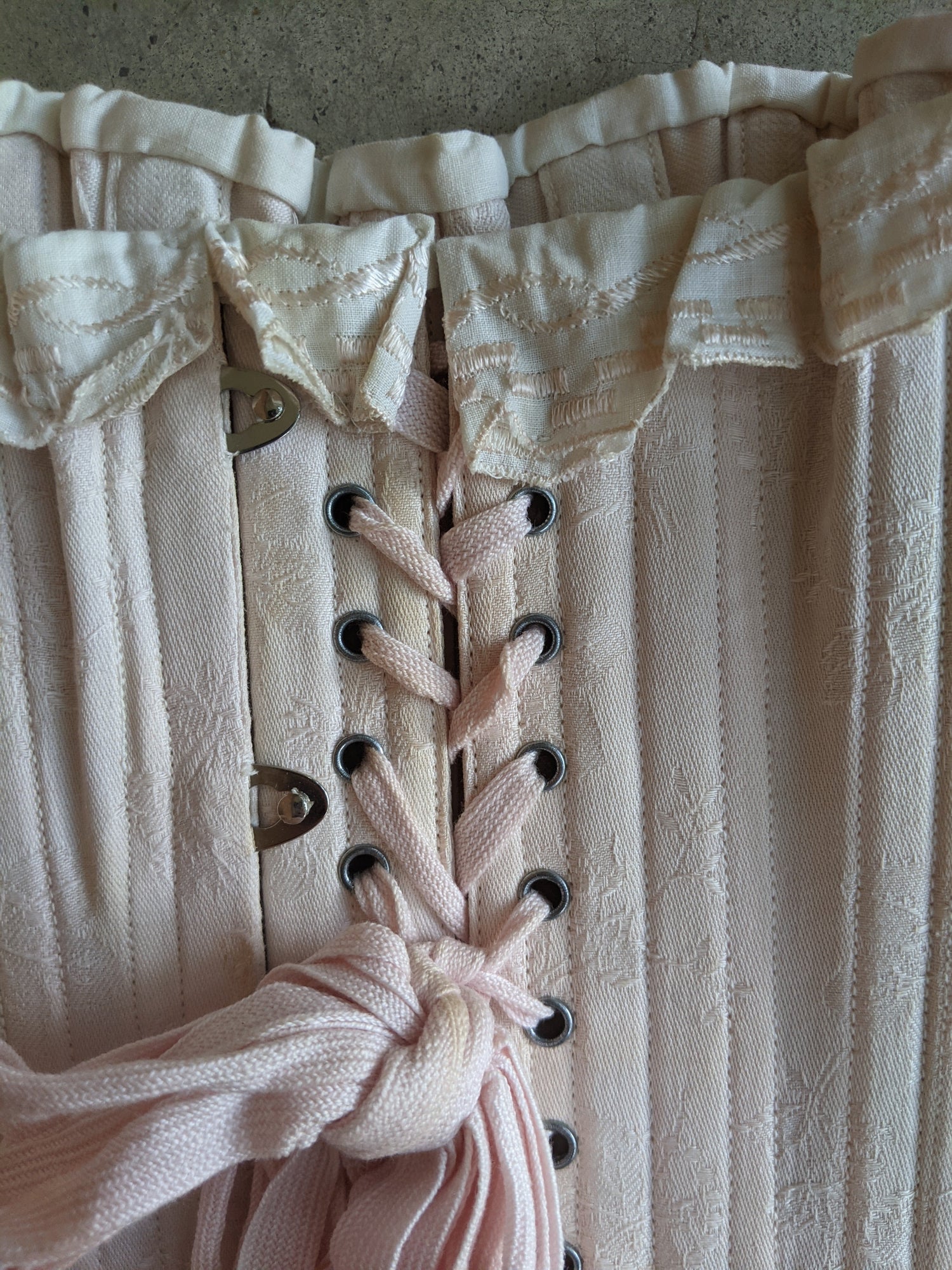 Late 1910s Pink Deadstock Gossard Corset | Sz 21