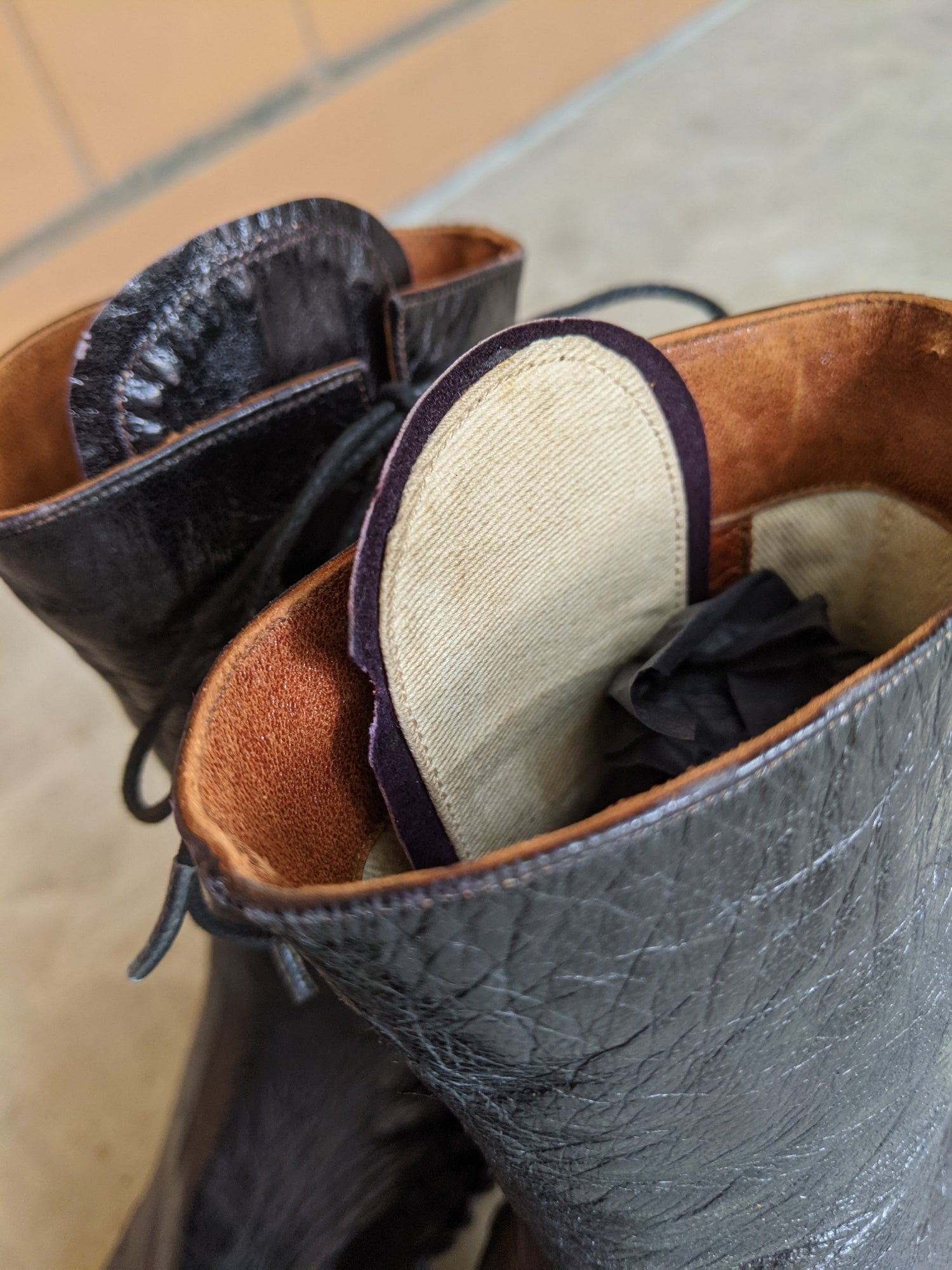 1900s Side Lacing Boots | Approx Sz 7.5-8