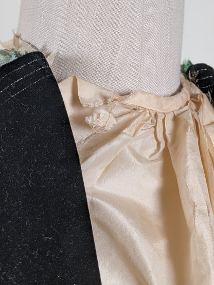 1890s Green Leaf Pattern Dress | Study + Display