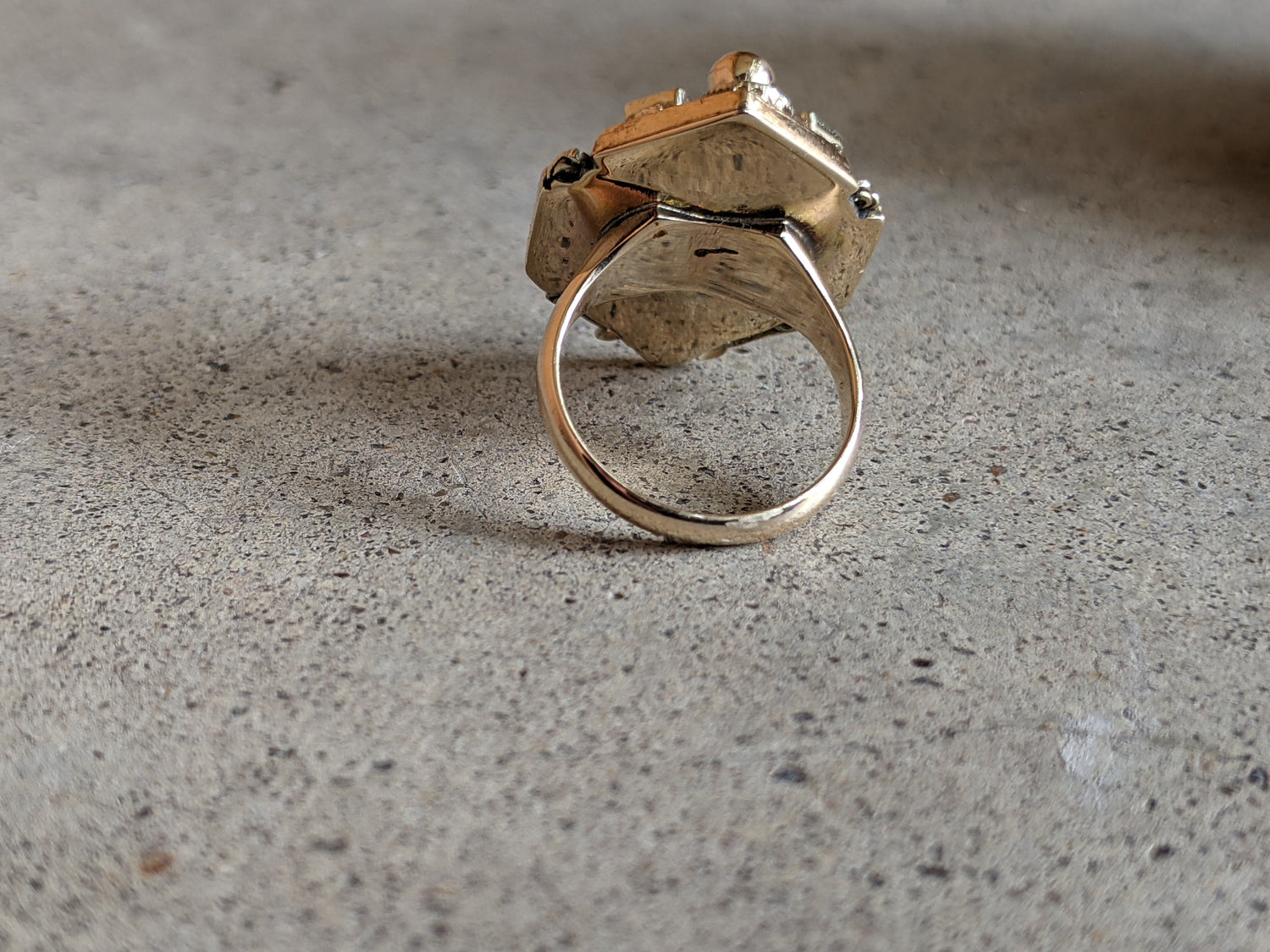 19th c. 14k Gold Etruscan Revival Cameo Ring