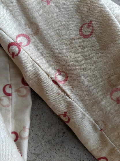 1880s Soft Cotton Printed Dress