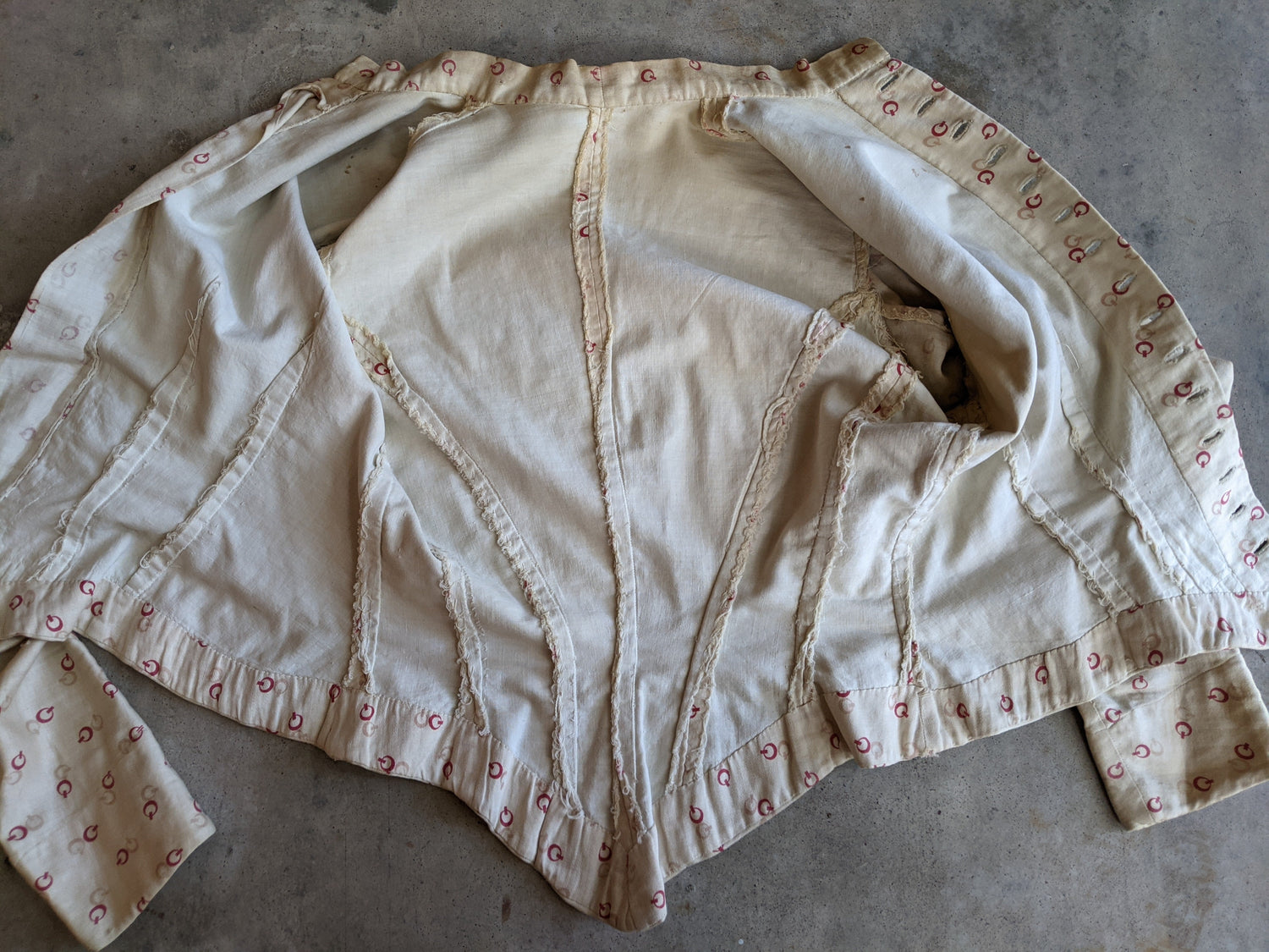 1880s Soft Cotton Printed Dress