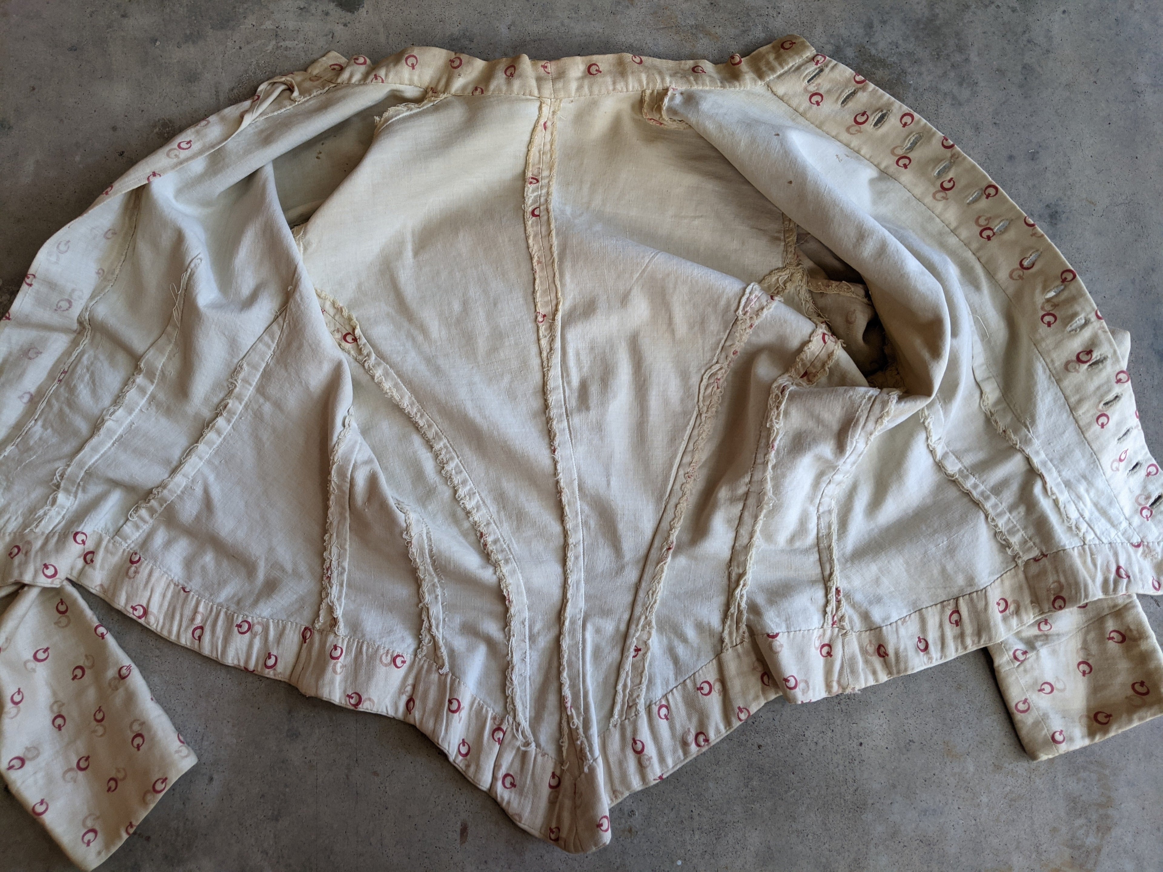 1880s Soft Cotton Printed Dress