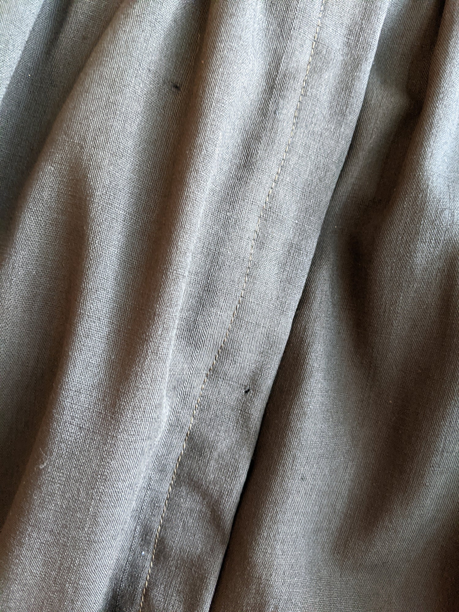 1910s Black Silk + Wool Dress