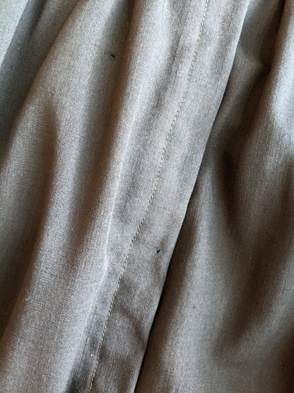 1910s Black Silk + Wool Dress