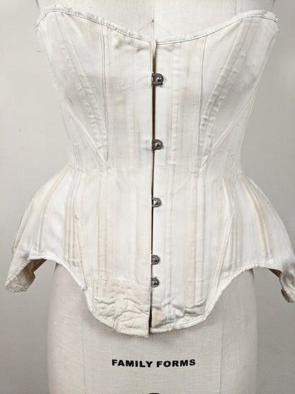 1900s R&amp;G Tapering Waist Corset | 23"