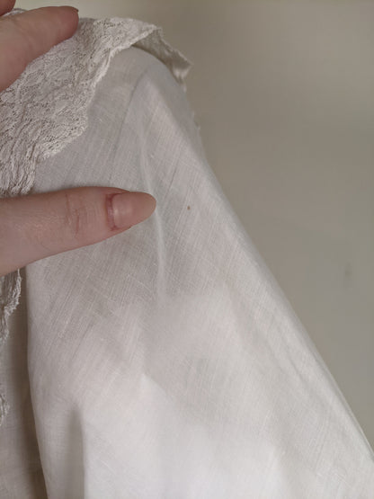 1910s Flower Motif Lingerie Dress