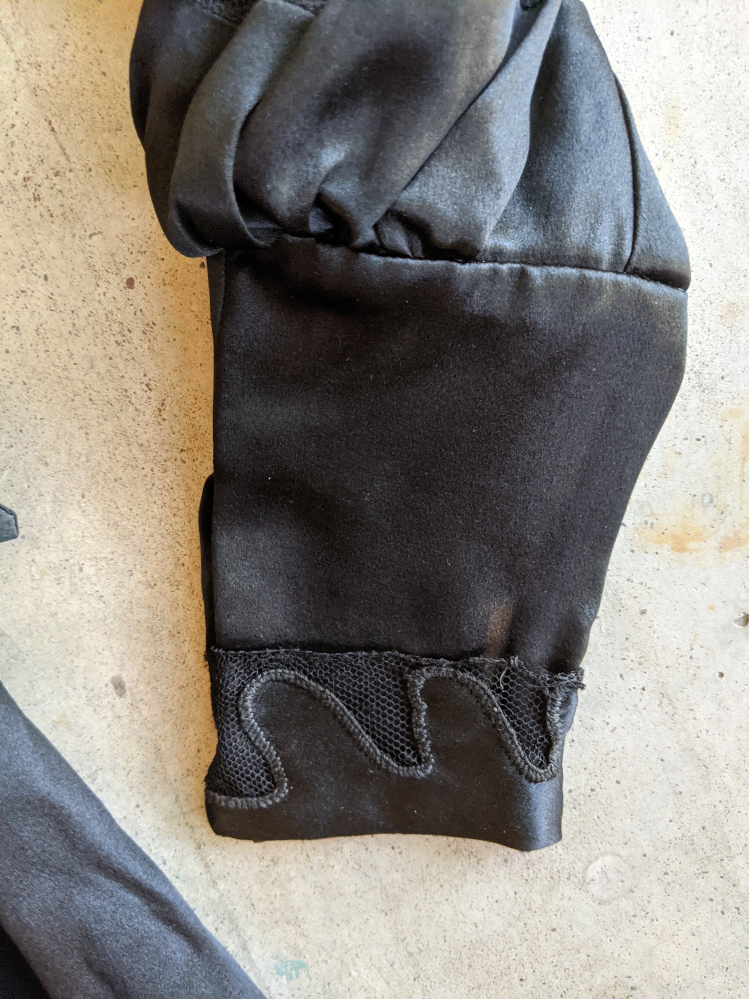 1930s Inky Black Silk Dress | XS-S