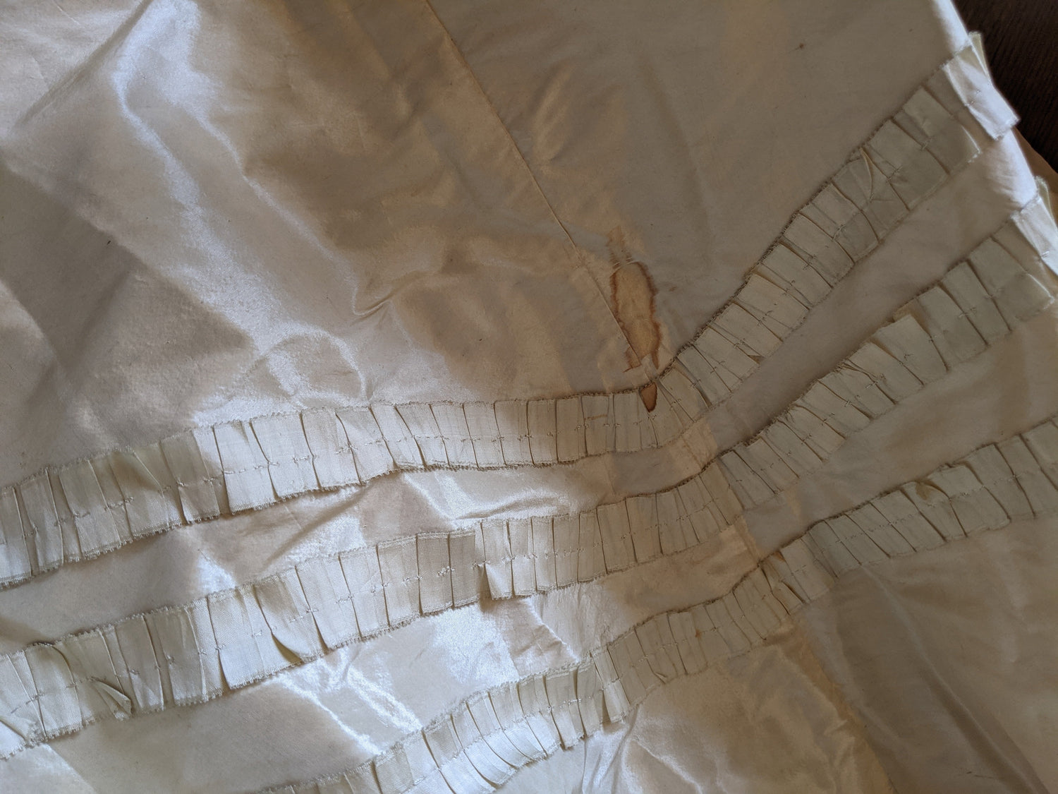 RESERVED LISTING | c. 1860 Wedding Gown