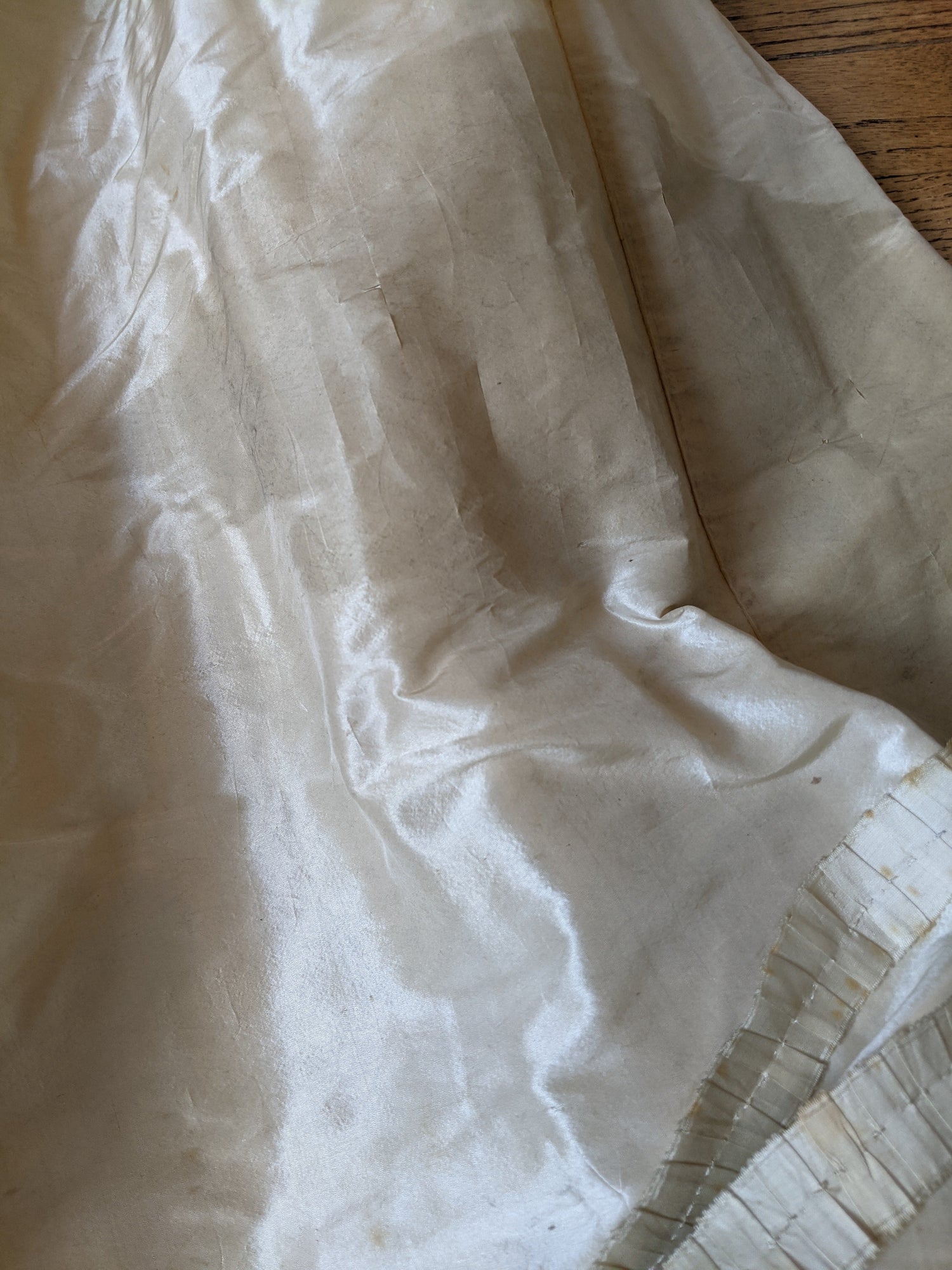 RESERVED LISTING | c. 1860 Wedding Gown