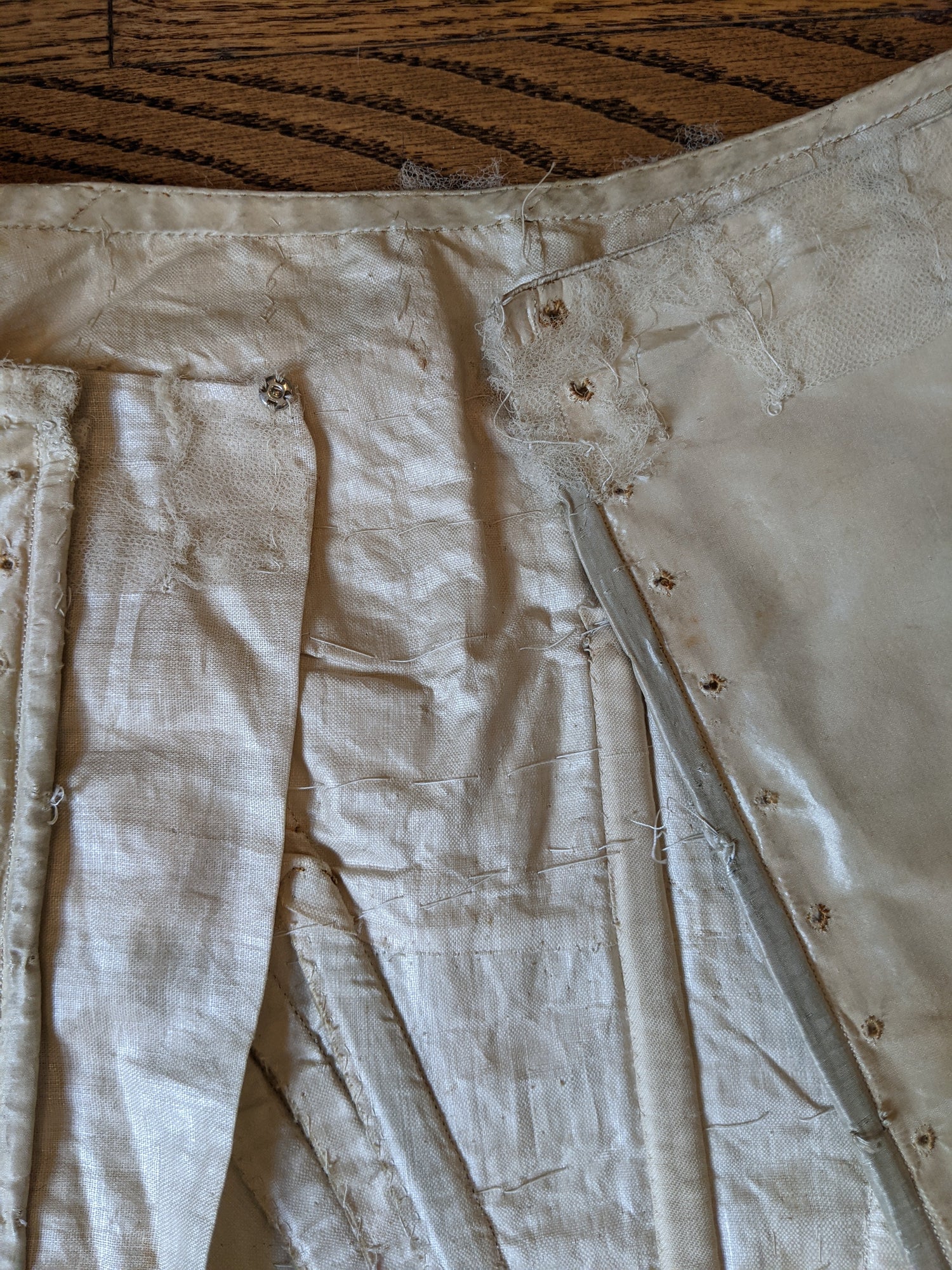 RESERVED LISTING | c. 1860 Wedding Gown