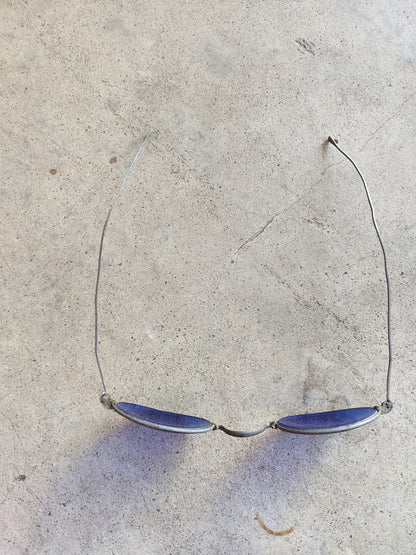 1890s-1900s Cobalt Blue Tinted Glasses