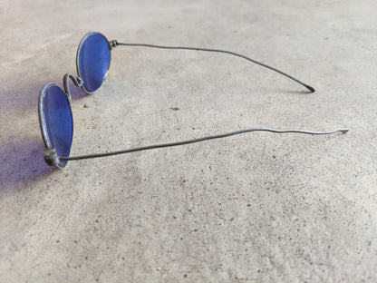 1890s-1900s Cobalt Blue Tinted Glasses
