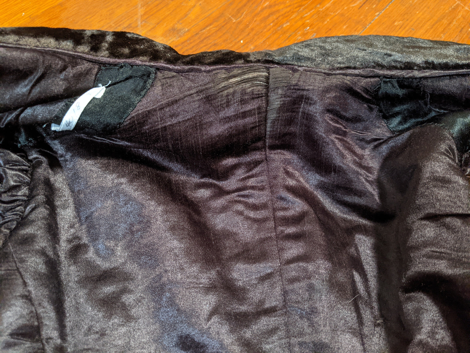 c. 1890 Silk "Seal" Plush Jacket