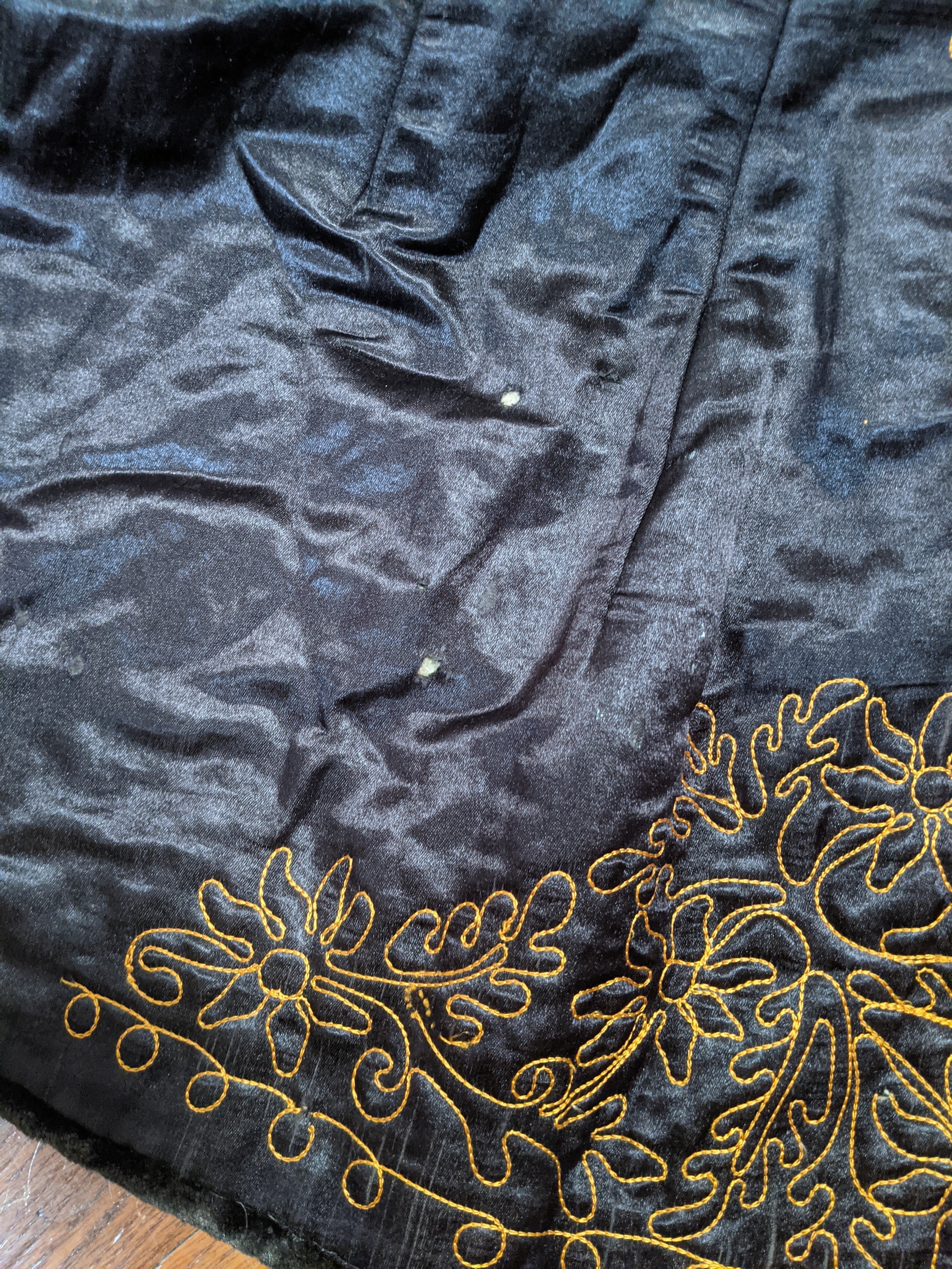 c. 1890 Silk "Seal" Plush Jacket