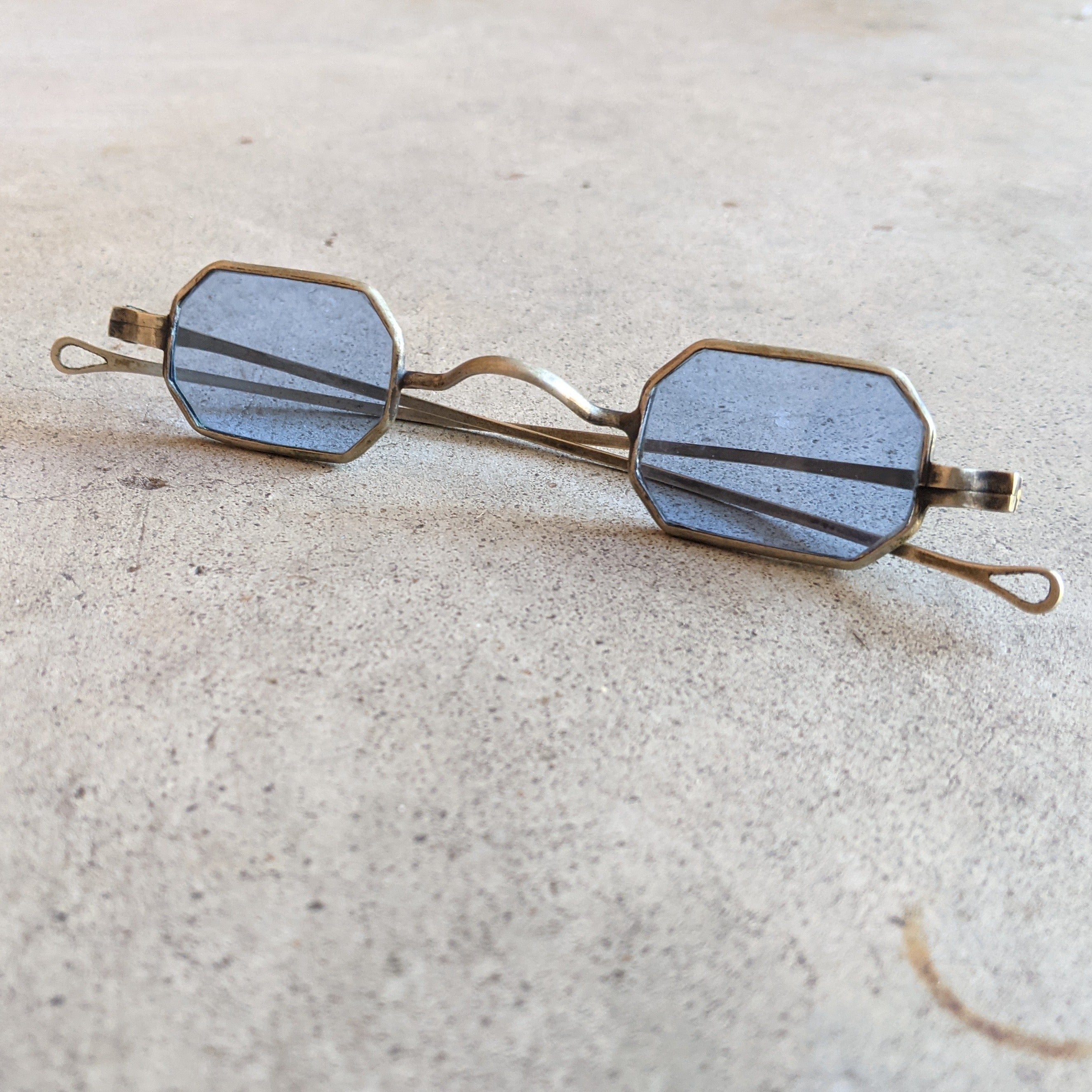19th c. Blue Tinted Glasses