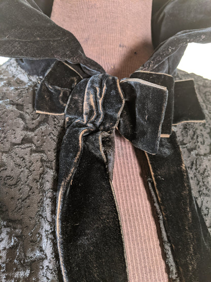 1910s-1920s Vampy Brocade Cape