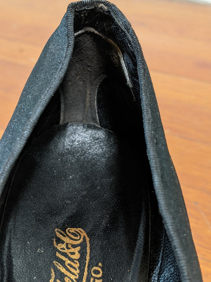 1910s-1920s Marshall Field &amp; Co. Silk Pumps | Sz 7.5 - 8