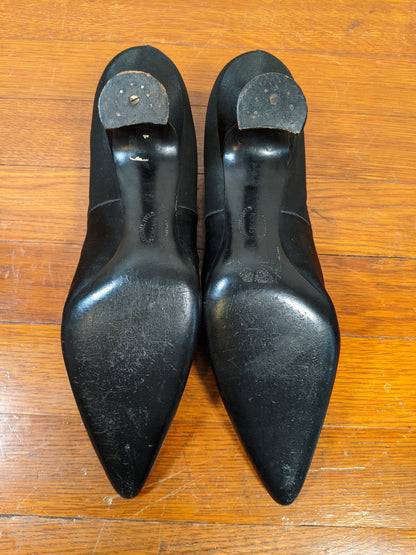 1910s-1920s Marshall Field &amp; Co. Silk Pumps | Sz 7.5 - 8