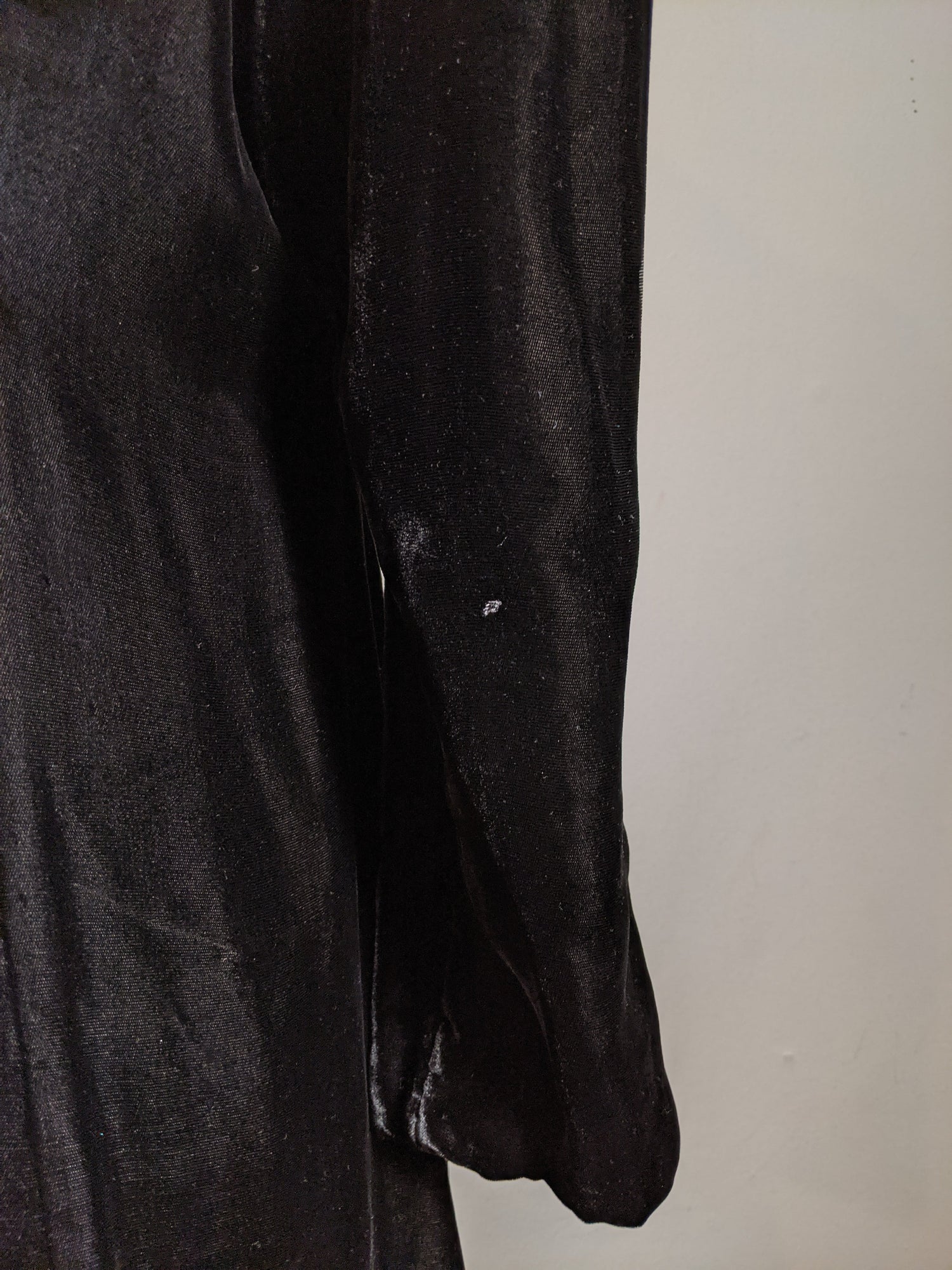 c. 1930s-1940s Hooded Velvet Cloak