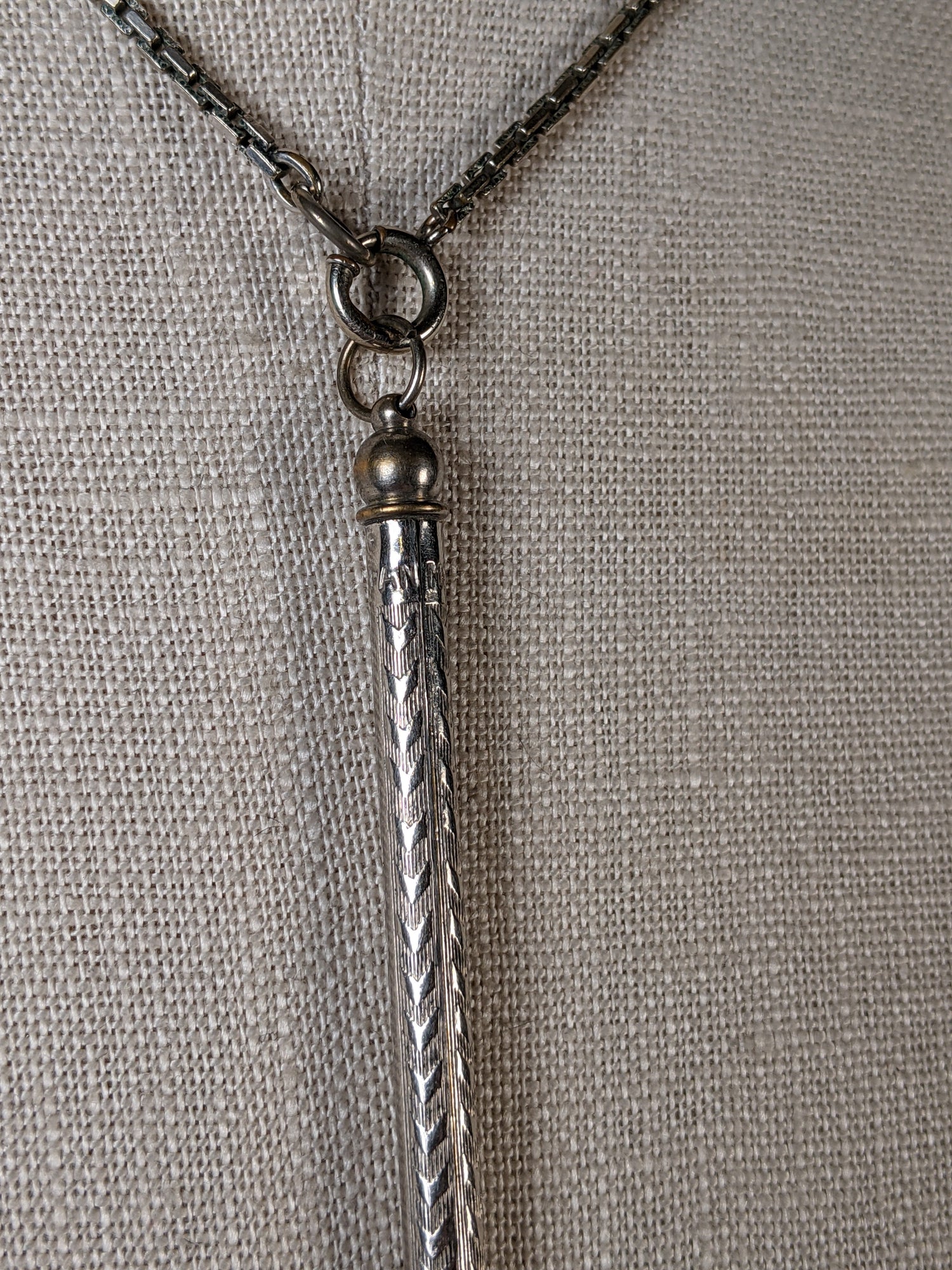 c. 1930s-40s Telescoping Pencil on Chain