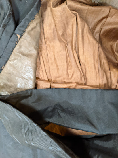 1890s Black Dress | Bodice + Skirt