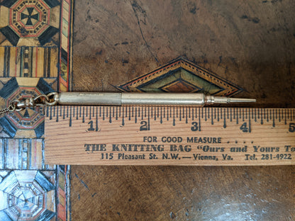 c. 1890s-1900s "Magic" Pencil on Long Guard Chain