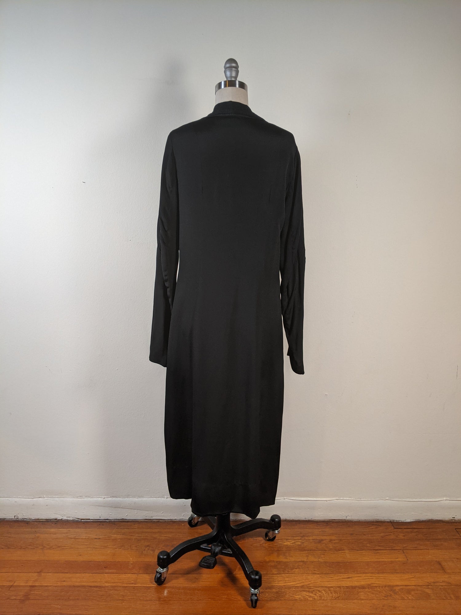 c. 1920s Black Silk Jacket