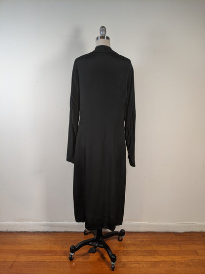 c. 1920s Black Silk Jacket