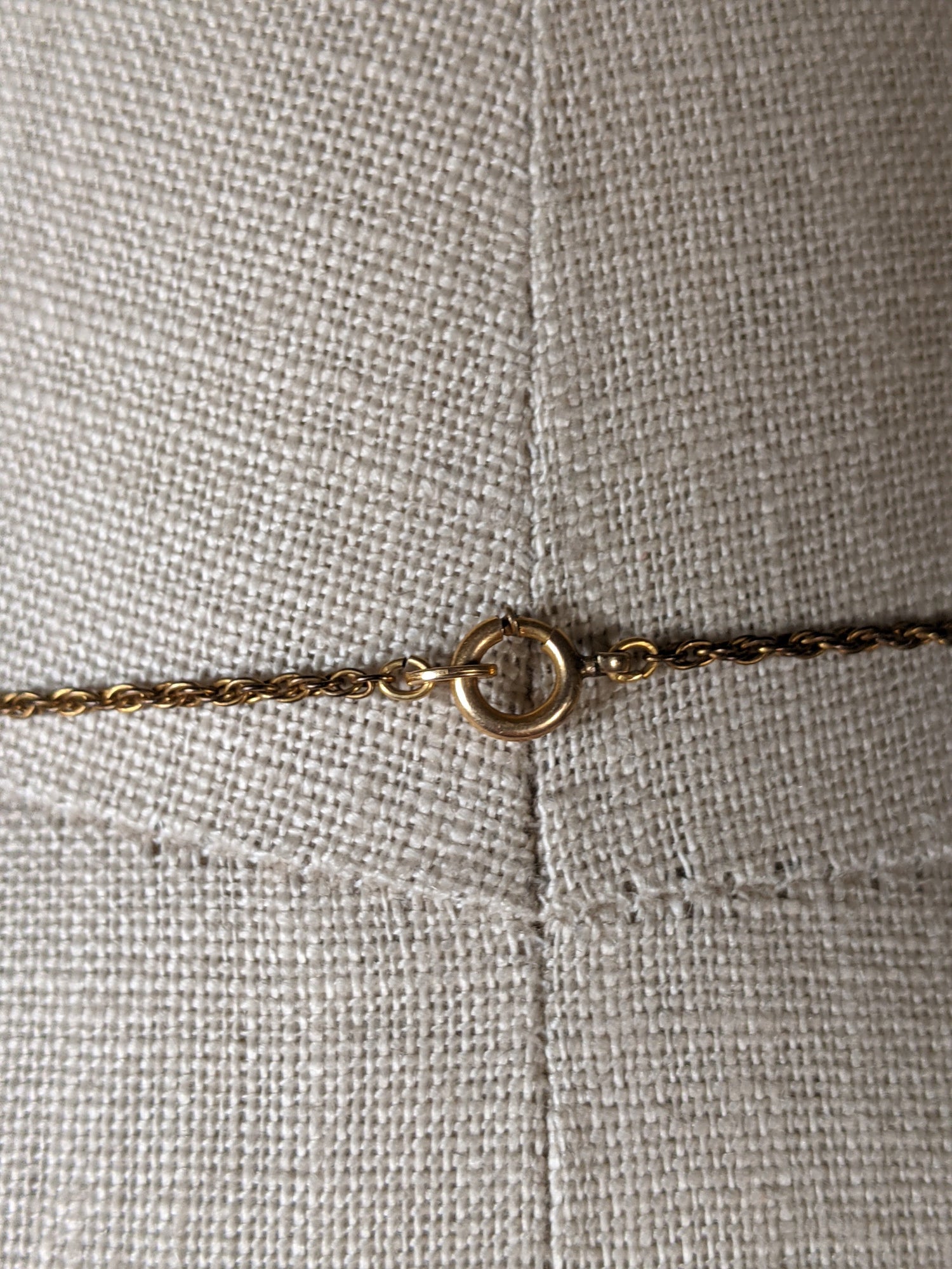 Art Deco Rhodium + Gold Plated Necklace