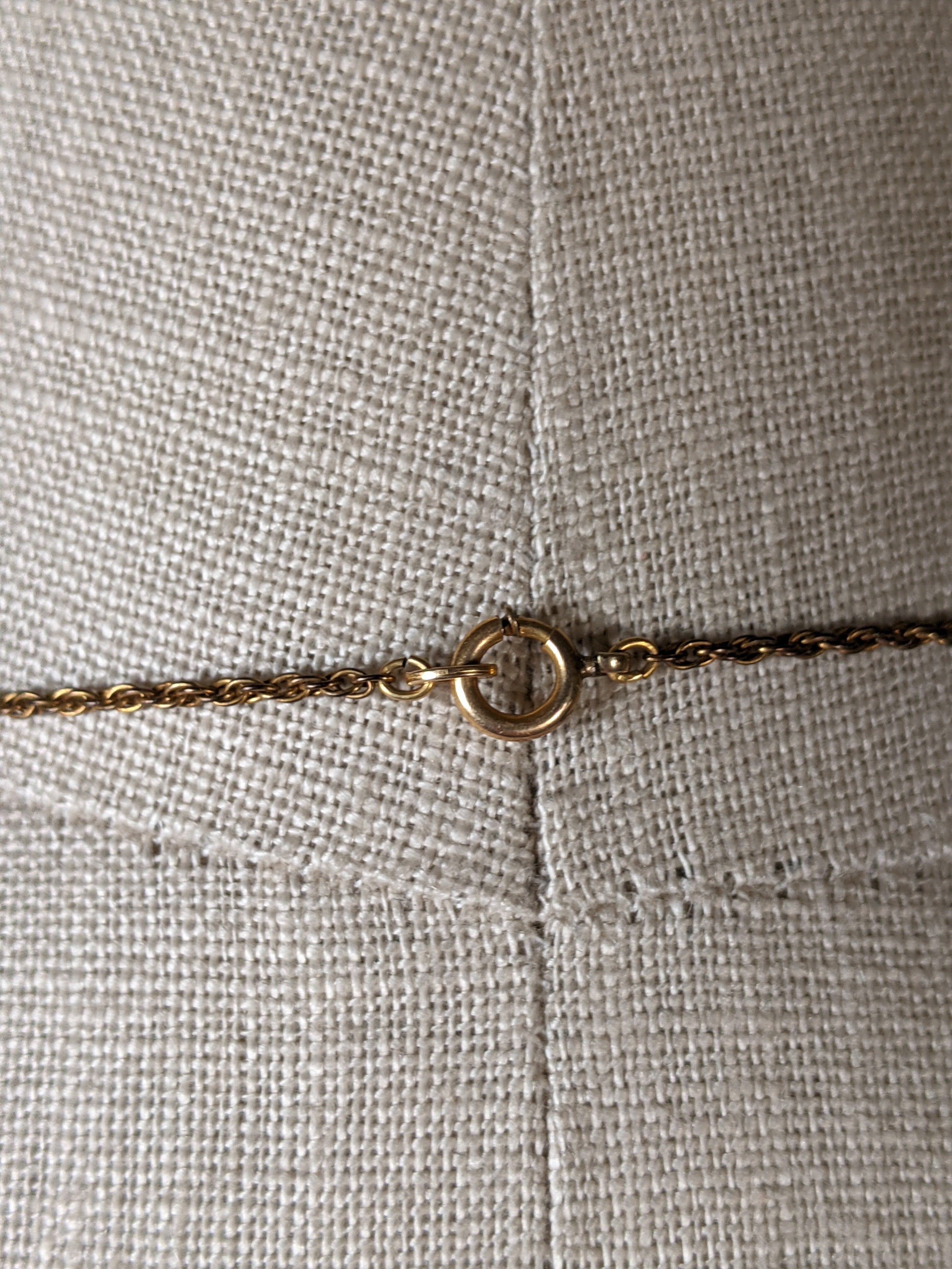 Art Deco Rhodium + Gold Plated Necklace