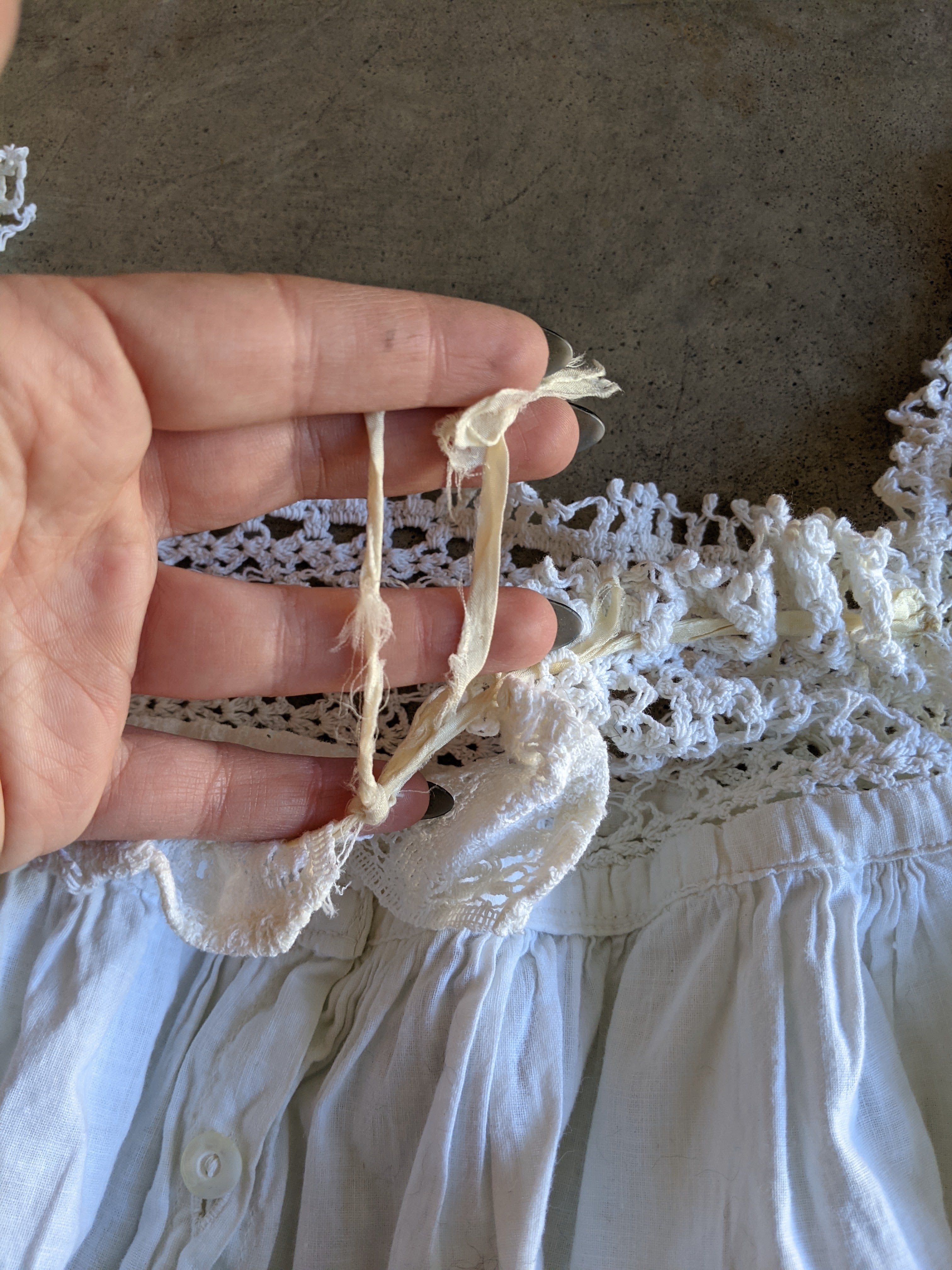 1900s Cotton Camisole / Corset Cover