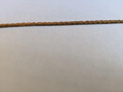 19th c. Gold Filled Book Chain with Large Clasp