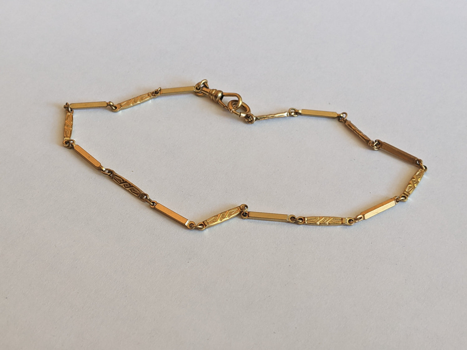 Late 19th c. Gold Filled Watch Chain Choker