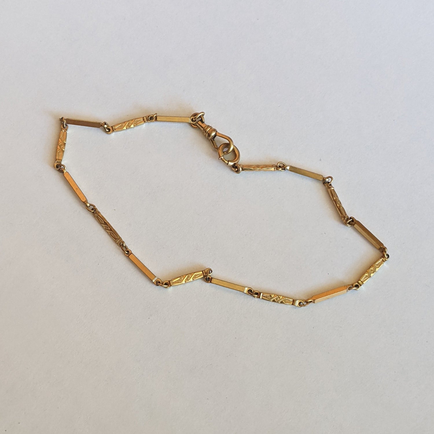 Late 19th c. Gold Filled Watch Chain Choker