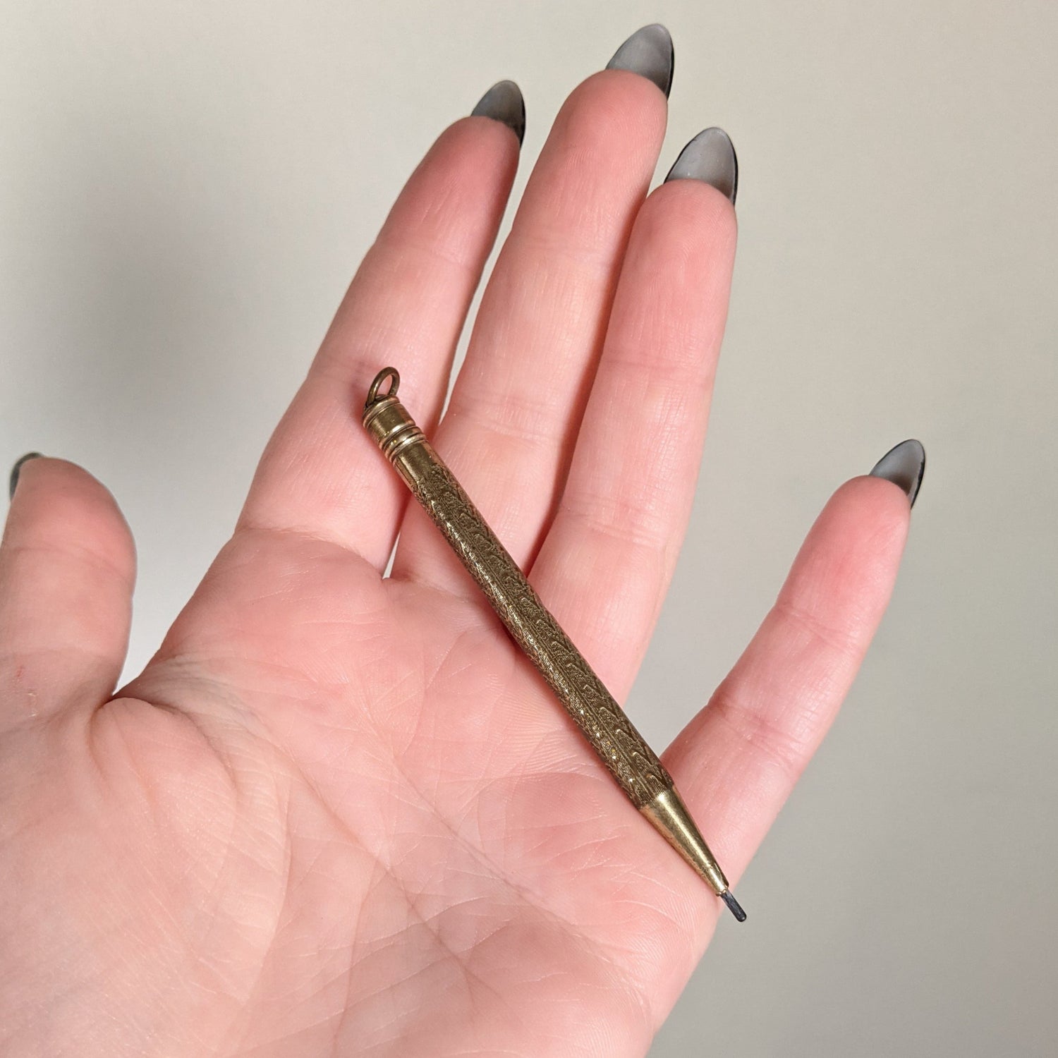 Early 20th c. Telescoping Pencil Pendant